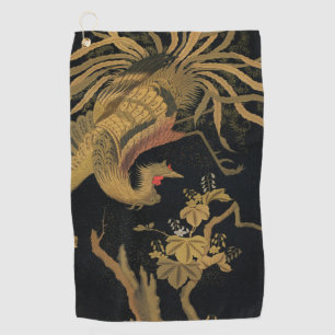 Audsley Mythical Howo Bird: 1884 Japanese Phoenix Golf Towel