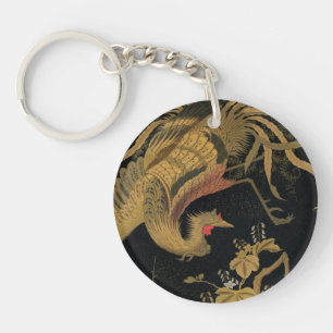 Audsley Mythical Howo Bird: 1884 Japanese Phoenix Key Ring