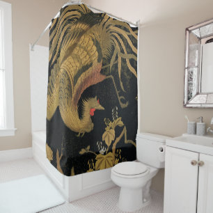 Audsley Mythical Howo Bird: 1884 Japanese Phoenix Shower Curtain