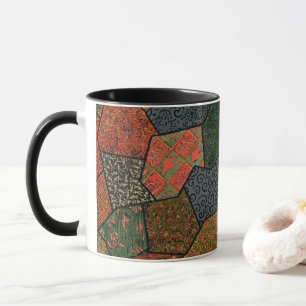 Audsley Vintage Japanese Patchwork  Mug