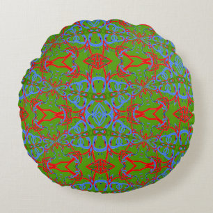 Audson Green Round Cushion