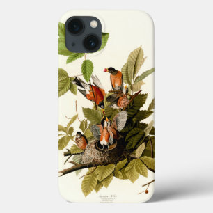 Audubon American Robin Wildlife Bird iPhone 13 Case