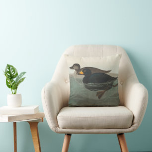 Audubon American Scoter Duck Cushion
