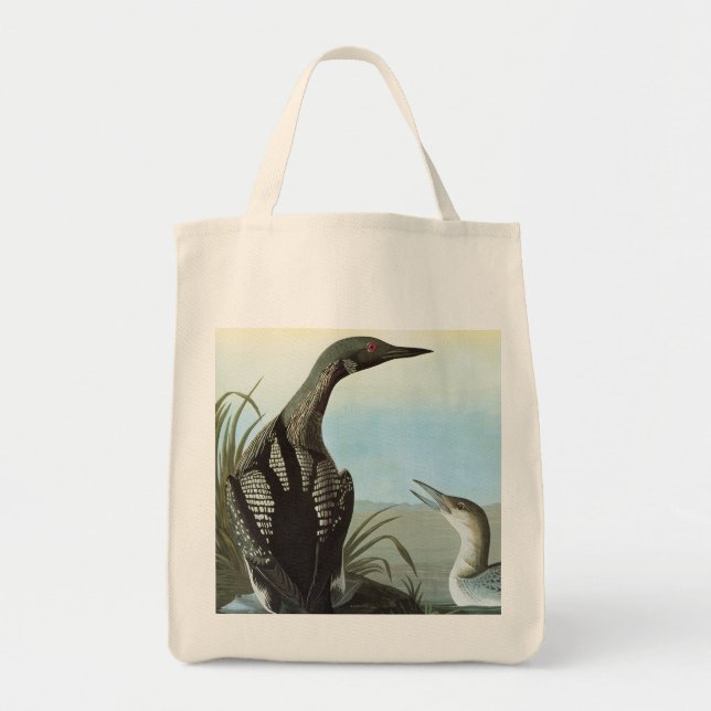 Audubon: Arctic Loon Tote Bag (Front)