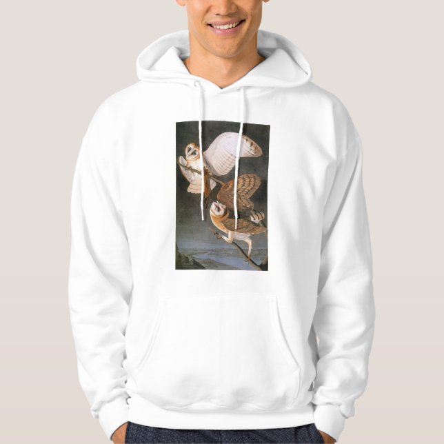 Audubon: Barn Owl Hoodie (Front)