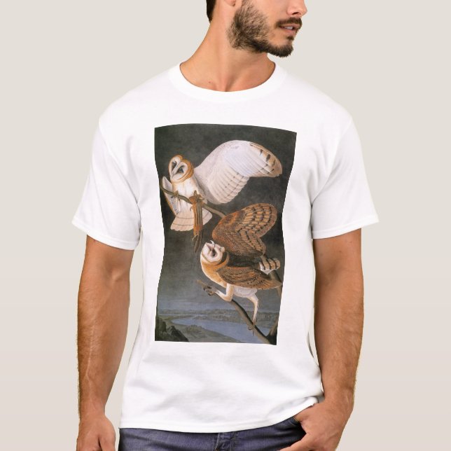 Audubon: Barn Owl T-Shirt (Front)