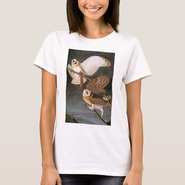 Audubon: Barn Owl T-Shirt (Front)