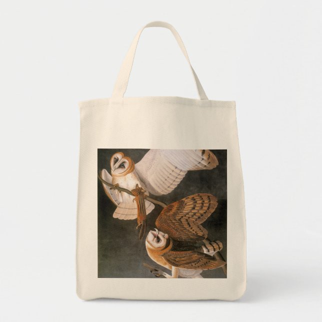 Audubon: Barn Owl Tote Bag (Front)