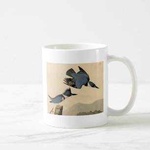Audubon Belted Kingfisher Vintage Bird Nature Coffee Mug