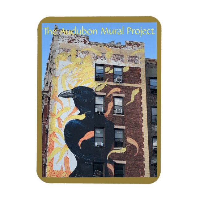 Audubon Birds Building Wall Art NYC Magnet (Vertical)