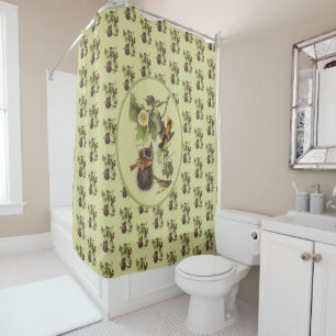 Audubon Birds Vintage Troupial Oriole  Shower Curtain