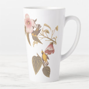 Audubon Blue-Winged Yellow Warbler Latte Mug