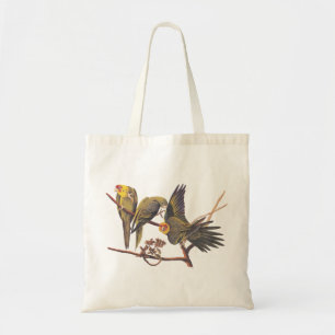Audubon Carolina Parakeet Trio T-Shirt Tote Bag