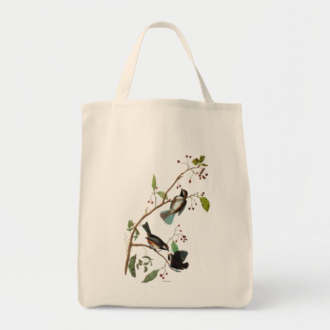 Audubon: Chickadee Tote Bag (Front)