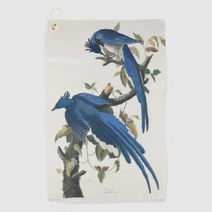 Audubon Columbia Jay Black Throated Magpie Jay Golf Towel