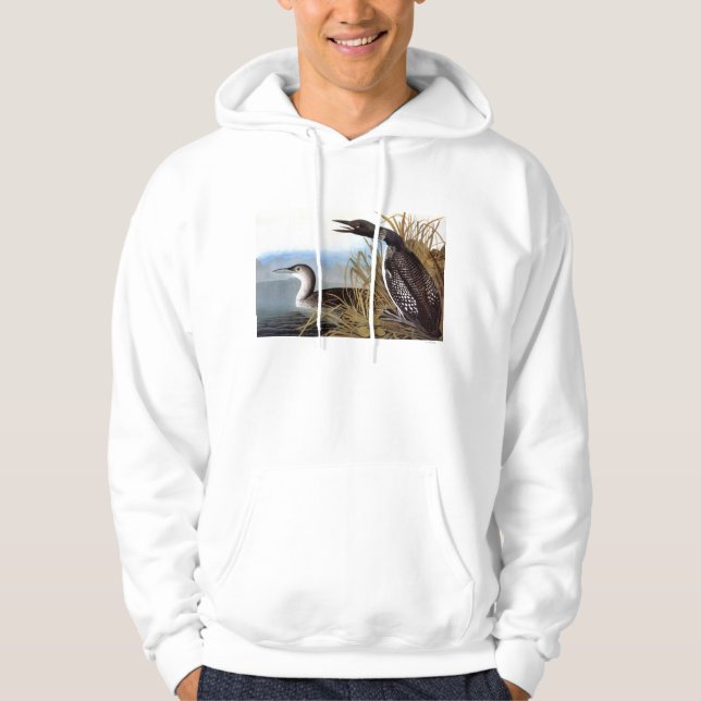 Audubon: Common Loon Hoodie (Front)