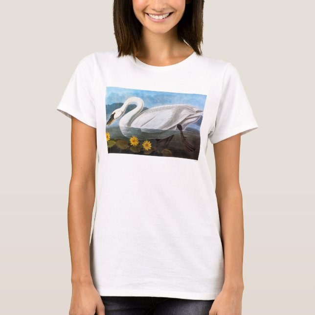 Audubon: Common Swan T-Shirt (Front)