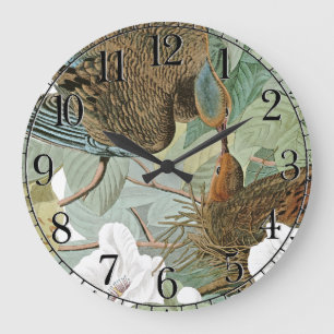 Audubon Dove Bird Animal Wildlife Wall Clock