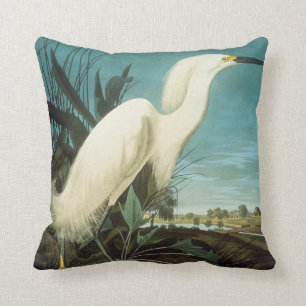 Audubon: Egret Cushion
