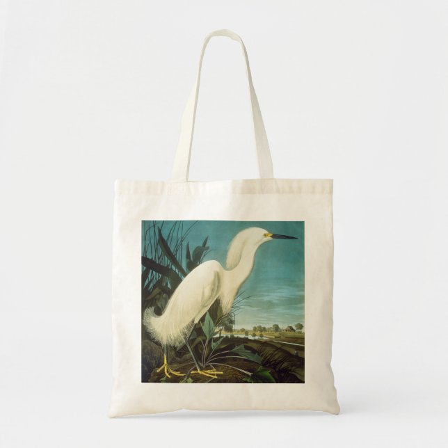 Audubon: Egret Tote Bag (Front)