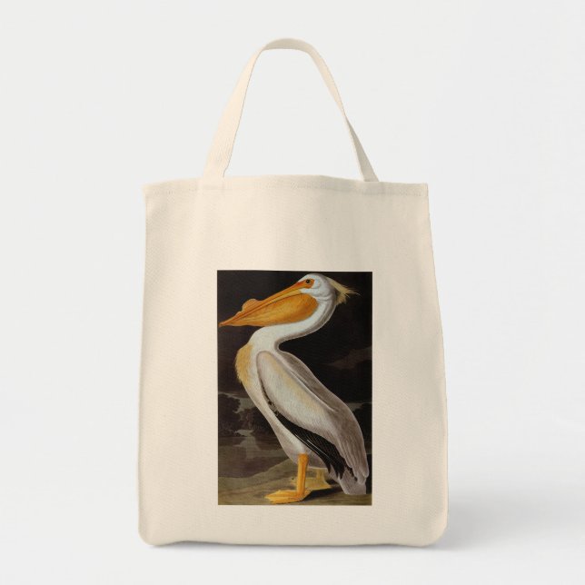 Audubon: Great White Pelican Tote Bag (Front)