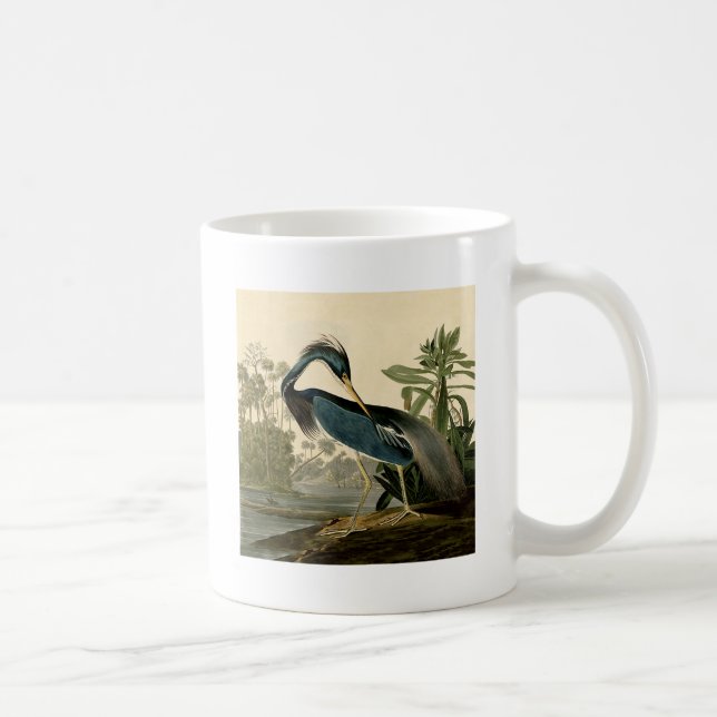 Audubon Louisiana Heron Birds America Art Coffee Mug (Right)