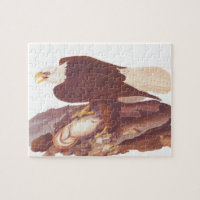 Audubon Majestic Bald Eagle with Fresh Catch