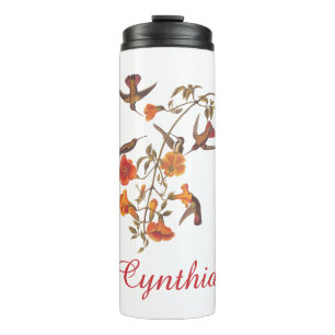 Audubon Mango Hummingbird in Gem Colours Thermal Tumbler
