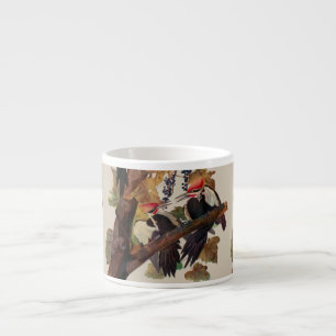 Audubon Pileated Woodpecker Bird Painting Espresso Cup