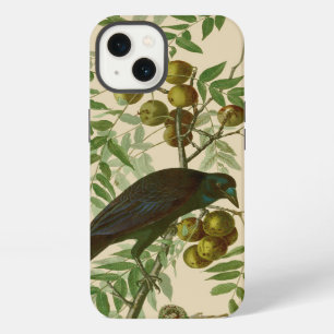 Audubon Purple Grackle Bird Print Vintage Botanic iPhone 13 Case