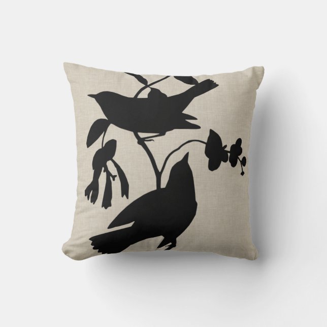 Audubon Silhouette IV Cushion (Front)