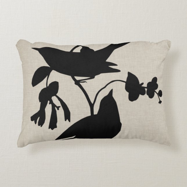 Audubon Silhouette IV Decorative Cushion (Front)