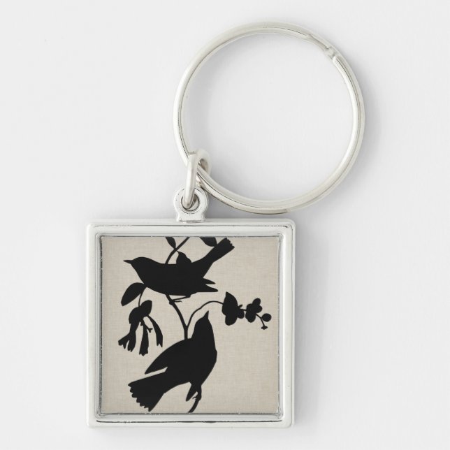 Audubon Silhouette IV Key Ring (Front)