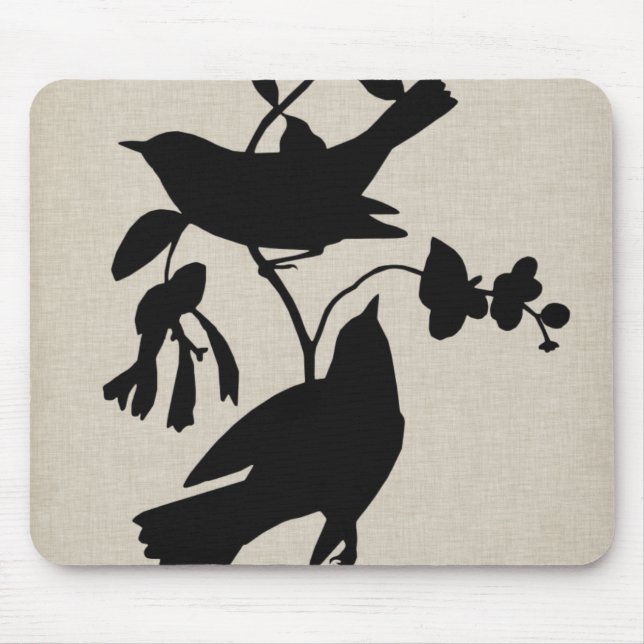 Audubon Silhouette IV Mouse Mat (Front)
