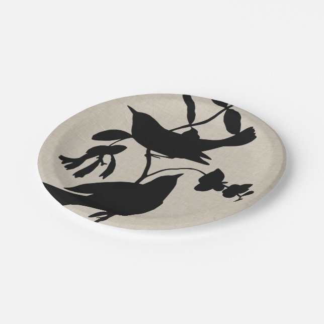 Audubon Silhouette IV Paper Plate (Angled)