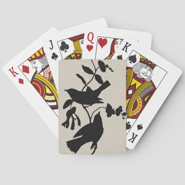 Audubon Silhouette IV Playing Cards (Back)