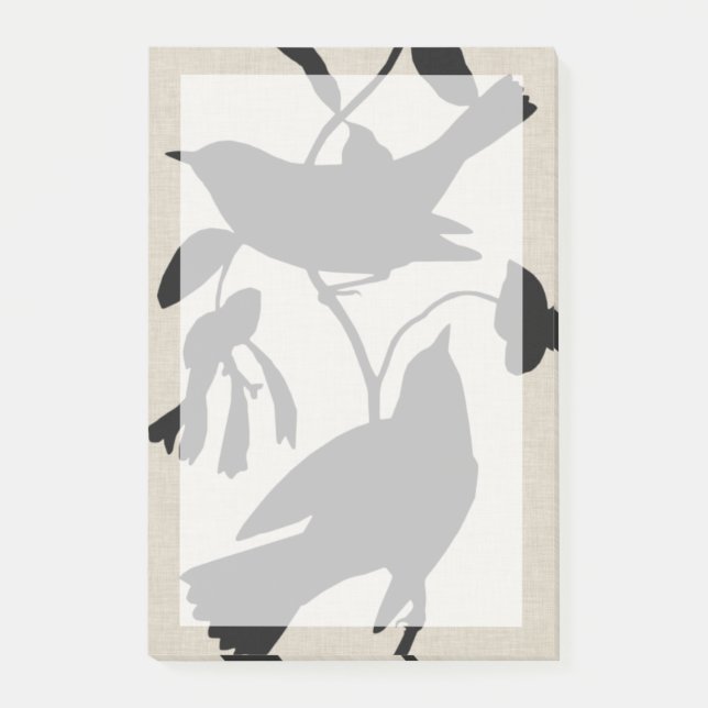 Audubon Silhouette IV Post-it Notes (Front)