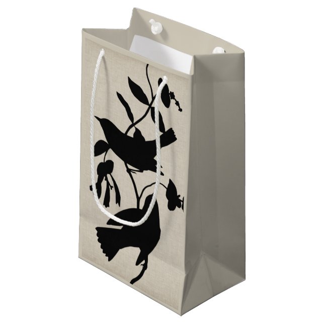 Audubon Silhouette IV Small Gift Bag (Front Angled)