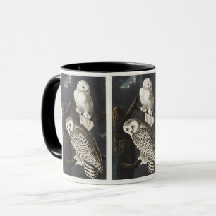 Audubon Snowy Owl Bird Artwork Mug