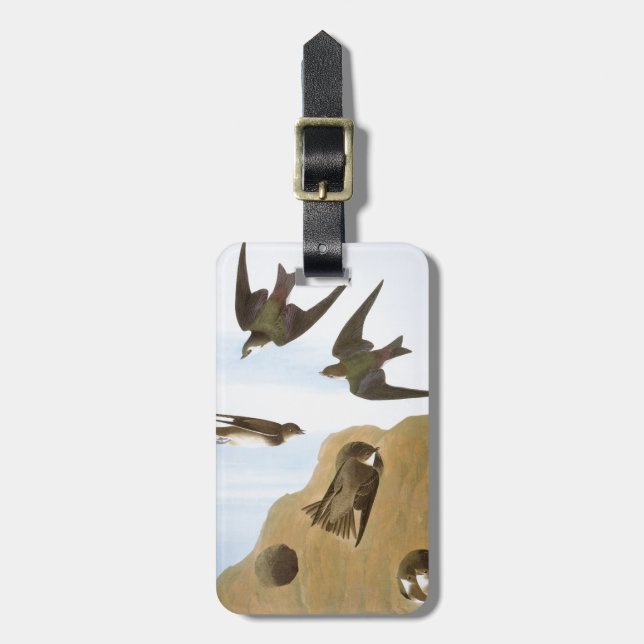 Audubon: Swallows Luggage Tag (Front Vertical)