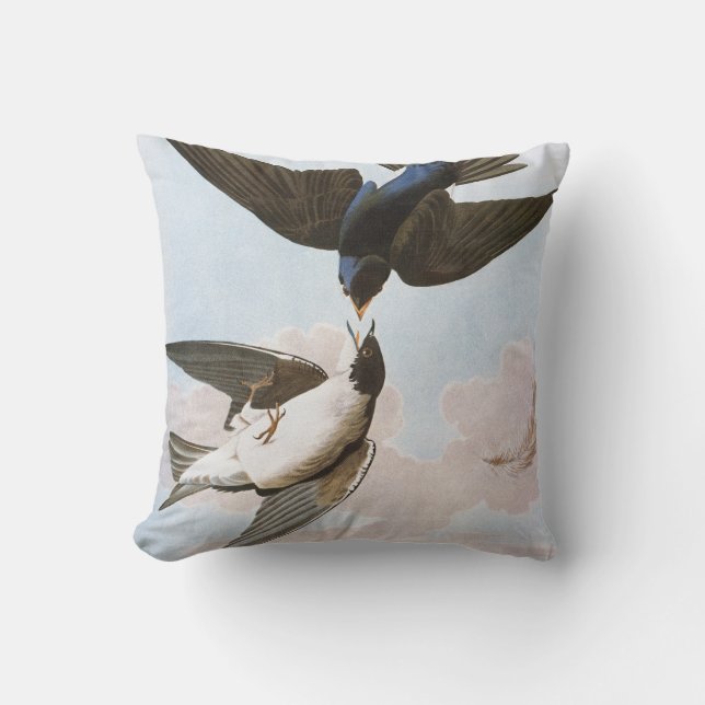 Audubon: Tree Swallow Cushion (Front)
