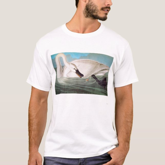 Audubon: Trumpeter Swan T-Shirt (Front)