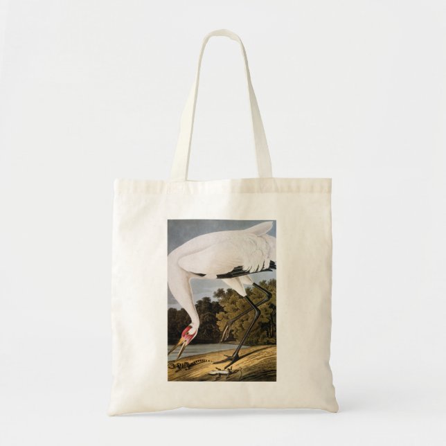 Audubon: Whooping Crane Tote Bag (Front)