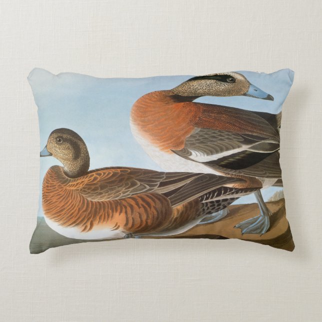 Audubon: Wigeon Decorative Cushion (Front)