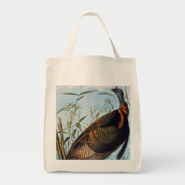 Audubon: Wild Turkey Tote Bag (Front)