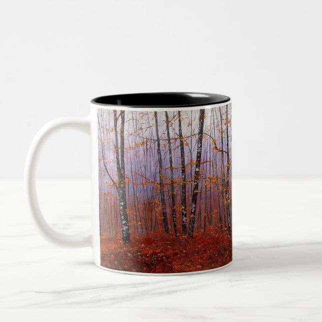 "AUDUBON WOODS" Two-Tone COFFEE MUG (Left)