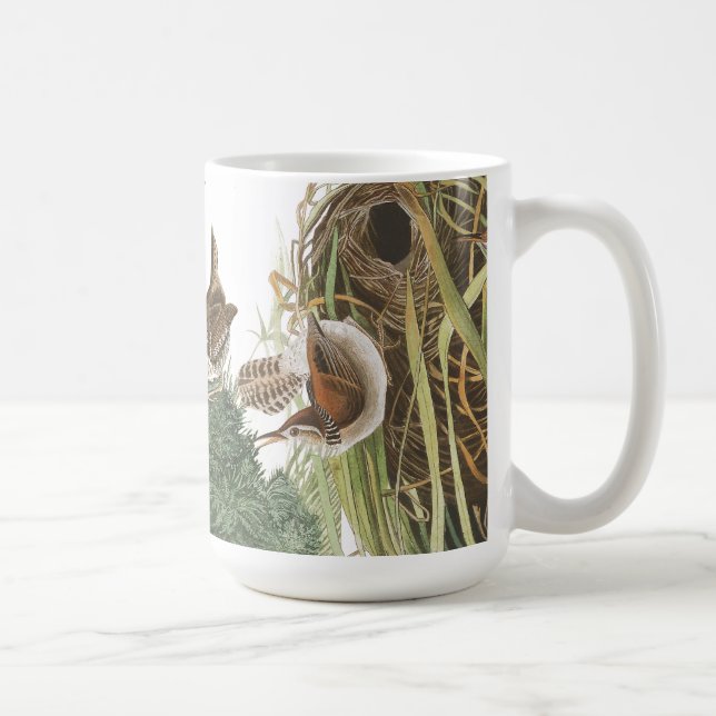 Audubon Wren Birds Wildlife Animals Nests Mug (Right)