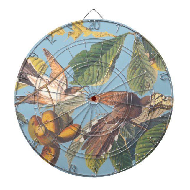 Audubon Yellow Billed Cuckoo Dartboard (Front)