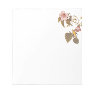 Audubon's Blue Winged Yellow Warbler Notepad