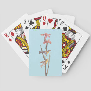 Audubon's Blue Yellowback Warbler Song Birds Playing Cards